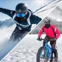 Winter Neck Gaiter for Men Women, Soft Thermal Fleece Neck Warmer Face Cover Scarf for Cold Weather (Black+dark Grey)