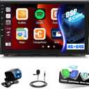 4G+64G/8 Core Android Car Stereo for Honda Civic 2016 2017 2018 2019 2020 Wireless Apple CarPlay Android Auto GPS Navigation 9 Inch 1280 * 720 Touch Screen Bluetooth WiFi DSP FM/RDS Backup Camera