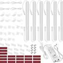Litever Under Cabinet LED Lights Kit Dimmable by AC in-Wall Dimmer. Plug or Direct Wire LED Driver. Super Bright Linkable Lighting Strip for Kitchen Cabinets Counter. 35W 2000 Lumen. Warm White 3000K