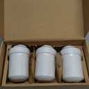 Amazon Basics Replacement GE MWF Refrigerator Water Filter for Filtration, NSF Certified, Compatible with GE and Kenmore, Premium Filtration, Easy to Install, Pack of 3