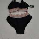 BMJL Women High Waisted Bikini Tummy Control Swimsuits Two Piece Swim Suits for Women 2025 Sporty Bathing Suit Swimwear S