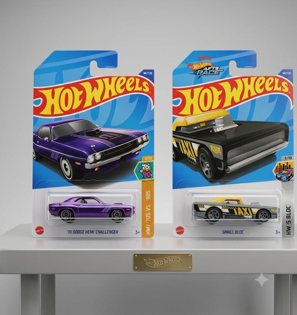 Hot Wheels 2 Pieces Dodge And Small Bloc