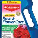 BioAdvanced 701100A 2 In 1 Rose Fertilizer and Flower Care Systemic Granules II Insect Killer, 5-Pound, Systemic Insecticide
