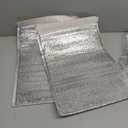 Smilco Reusable Insulation Bags Thermal Box Liners Metalized Box Liners Lunch Food Shopping Bag Insulated Lining Waterproof Insulation Package (20 Pack/ 11 In x 15 In)