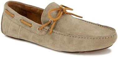  Gentle Souls by Kenneth Cole Men's Nyle Driver Boat Slipper, Taupe Suede, Size 7