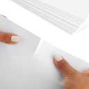Best Paper Greetings Blank Business Card Paper Sheets - 3.5 x 2 In, White, 100 Sheets (1000 Perforated Blanks) - Printable & Perforated Business Card Stock Paper