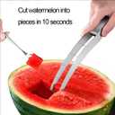 Watermelon Cutter Slicer Cut Watermelon Into Cubes Knife Melon Baller for Kitchen Gadgets Useful Cool Tool