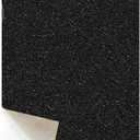 20 Sheets of Self-Adhesive Sparkle Shinny Craft Sheets Rainbow Sparkly Glitter Cardstock Paper in A4 Size for DIY Craft Projects Card Making Party Decoration(Black)