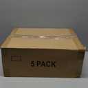 SNSLXH 5 Pack Stackable Closet Organizer Box, Multifunctional & Foldable Closet Storage Basket for Bathroom Kitchen Laundry Room Wardrobe Storage, Space-Saving Clothes Storage Drawer Organizer, Yellow