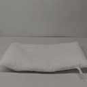 Pozino Flat Thin Pillows for Sleeping - Queen Size Slim Bed Pillows for Side Back Stomach Sleepers,2.5 inch Height Ultra Low Pillows,Down Alternative Filling Luxury Soft Supportive (White)