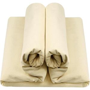 HOTGODEN Medium Weight 100% Cotton Muslin Fabric: 63 inch x 5 Yards Unbleached Muslin Linen Fabric Material for Sewing Material Apparel Cloth HOTGODEN Medium Weight 100% Cotton Muslin Fabric: 63 inch x 5 Yards Unbleached Muslin Linen Fabric Material for Sewing Material Apparel Cloth