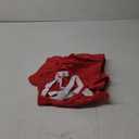 Wrap Around Dust Ruffle Bed Skirt - Red - for Queen Size Beds with 12 Inch Drop - Easy Fit Elastic Strap - Adjustable Pleated Bedskirt w/Brushed Fabric - Wrinkle Free - for Women, Men, Kids & Teens