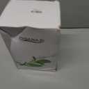 Modern Clear Coaster Set of 5- Glass Coasters for Drinks Crystal Coasters Round Cup Coasters Coffee Table Decor for Office, Kitchen, Bar, Dining Room, Living Room, Patio(Amber)