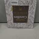 36 Pack Ivory White Taper Candles, 7-8 Hours Burn Time, Unscented, Smokeless and Dripless, 0.8 x 10 Inch Dinner Candle Set for Household, Wedding, Party and Home Dcor Candlesticks