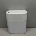 3.5 Gallon Automatic Trash Can for Small Bathroom,Slim Touchless Garbage Can with Trash Bag Auto-adsorption Technology,Motion Sensor Waterproof Trash Bins for Bedroom Office Kitchen Toilet