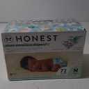 The Honest Company Clean Conscious Diapers for Sensitive Skin | Hypoallergenic, Fragrance Free | Gender Neutral Prints | Club Box, Size Newborn, 72 Count (Packaging + Prints May Temporarily Vary)