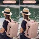 Tenot Carry on Backpack for Women TSA Approved 15.6 Inch Travel Laptop Backpack for Women Travel Essentials Womens Travel Backpack Suitcase Pink