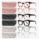 CCVOO Stylish Reading Glasses for Women, Eyeglasses, Blue Light Readers for Women, Computer Eye Glasses, Cheaters 2.0