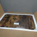 Hey-brother Cat Tree with XL Litter Box Enclosure, All-in-one Cat Tower for Indoor Cats with Large Hammock, Bed, Food Station, Scratching Posts, Modern Style Pet Furniture, Rustic Brown MPJ101SR (L (28.3"17.7"48.0"))