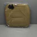 Motor Trend Seat Covers for Cars Trucks SUV, Faux Leather Beige Padded Seat Covers with Storage Pockets, Premium Interior Car Seat Cover, 2 x Front Seat Covers