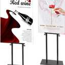 Poster Board Stand Holder with Non-Slip Mat Base, Adjustable Foam Board Stand Up to 77 inch, Double Side Poster Stands for Board & Foam Display (1 Pack 77inch)