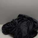 WARMDERN Black Velvet Duvet Cover Set Queen Size, Luxury Milk Velvet Bedding Duvet Cover with Zipper Closure, 3pcs Ultra Soft Duvet Covers for All Seasons, 90" x 90", Black