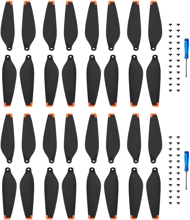 (32Pcs) Mini 4 pro/Mavic Mini 3 Pro Propellers Low-Noise Blades Props Propeller Replacement Spare for DJI Mavic Mini 3 Pro/Mini 4 pro Drone Accessory Spare Quick Release Blades Props