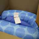 Big Joe Noodle Sling No Inflation Needed Pool Seat with Armrests, Blurred Blue Double Sided Mesh, Quick Draining Fabric, 3 feet
