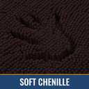 Arotive Bathroom Rugs 70x24, Extra Soft Absorbent Shaggy Chenille Bath Rugs, Machine Washable Rubber Backing Non-Slip Bath Mats for Bathroom Floor Tub and Shower, Home Decor Accessories, Brown