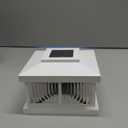 Mayne Solar Light Cap - 6.4in L x 6.4in W x 4.3in H - White - Includes Rechargeable AA Battery - PVC Solar Cap (LZM-625-W)