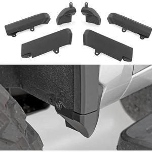 Mud Flaps Delete Compatible with Chevy Silverado 2500/3500HD (2020-2025) Accessories Splash Guards All Weather Fender Guard Mudguards Sediment Protection No Need to Drill Holes