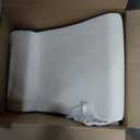 ENITYA 19" Back Pillow for Bed Sitting up, Big Pockets and Washable Removable Cover, Reading Chair for Watching TV/Reading/Gaming/Resting in Bed, Couch or Floor, Medium(Ivory)