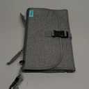 Kopi Baby Portable Diaper Changing Pad - Baby Diaper Changer Travel Bag with Wipes Pocket, Smart Design Portable Changing Mat, Infant Travel Station Kit, Gift for Newborn Girl & Boy - Grey, Classic