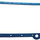 SBC Blue Oil Pan Gasket Steel Core Rubber Replacement Compatible for 305 350 Small Block Chevy 86-95