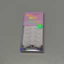 BTArtbox White Press On Nails Short - Soft Gel Press on Nails Almond, White Glue on Nails with Nail Glue, Reusable Stick on Nails in 16 Sizes, Cream Puff