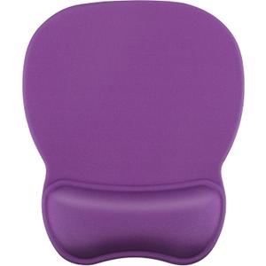 MROCO Ergonomic Mouse Pad with Gel Wrist Rest, Smooth Wrist Support Surface, Non-Slip PU Base for Pain Relief, Comfortable Mousepad for Computer, Laptop, Office & Home, 9.4 x 8.1 in, Violet Purple