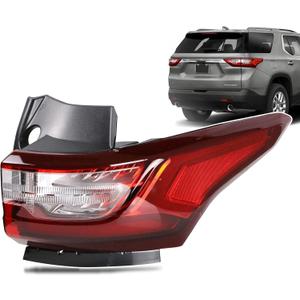 LED Tail Light Assembly Outer Compatible with Chevy Traverse 2018 2019 2020 2021 Right Passenger Side Taillight Replace 84618032 GM2805130