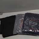 3 Pack Fleece Lined Leggings Women with Pockets -Warm Winter Yoga Pants for Women Thermal Running Workout Leggings (Large-X-Large, Black/Grey/Navy)