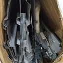 Shintenchi 6x4 FT Outdoor Storage Shed with Window, Lockable Outdoor Waterproof Tool Storage Sheds, Weather Resistant Tool Storage House Shed for Garden, Backyard, Patio Utility and Tool Storage, Gray