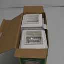 Dynaming Pack of 6 Solar Post Cap Lights Outdoor, White Shell Fence Post Solar Lights Fit for 4x4 5x5 Vinyl/Wooden Posts, High Brightness Warm White SMD LED Lighting Decor for Garden Deck Patio