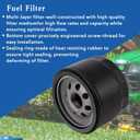 796031 Air Filter Oil Filter with Spark Plug Tune Up Kit Compatible with Briggs & Stratton John Deere D100 D110 D125 D130 D140 Husqvarna yta22v46 yth24v48 yth22v46 craftsman 793569 591334 594201