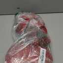 Frienda 8 Pcs Valentine's Day Metal Heart Indoor Outdoor Decorative Cow Bell Rustic Tibetan Inspired Meditation Wind Chime Bell with Jute Hanging Rope for DIY Craft Xmas Wall Decor (Red)