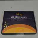 Ollny Solar Christmas Lights Outdoor, 40FT 120LED Solar Fairy Lights, 8 Modes IP67 Waterproof Outdoor Light for Outside Yard Garden Patio Camping Wedding(Warm White)