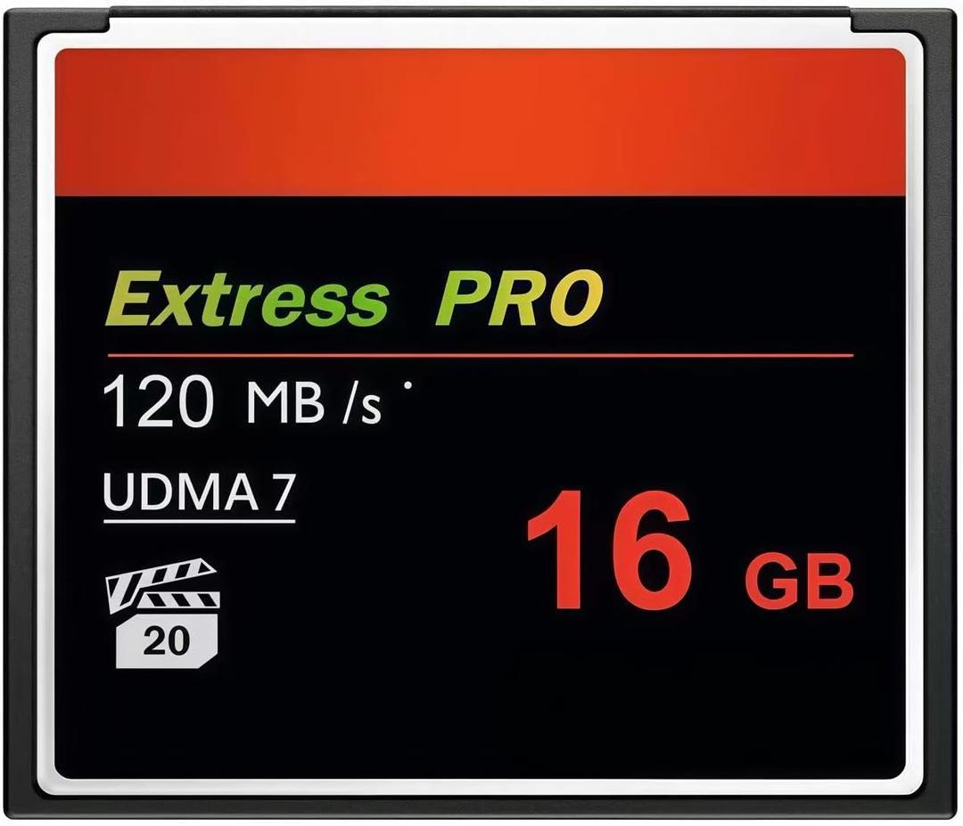 16GB UDMA High Speed,Original CF Card Camera Memory Card for Professional Photographer,Videographer,Enthusiast