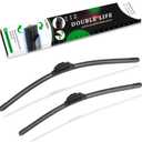 OEM Quality Premium All-Seasons double lifespan Wiper blades, 26"+24" pair for front windshield