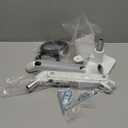 monTEK Single Monitor Arm with USB A/C, Ultrawide Monitor Stand for 17 to 57 Inch Curved Screen, Holds 59.4 lbs, Adjustable Gas Spring Arm, 75/100 VESA Mount, Clamp & Grommet Desk Mount, White