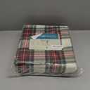 Comfort Spaces Cotton Flannel Sheets Queen Size, Ultra Soft Flannel Sheet Set with 14" Elastic Pocket , Plain Print Warm Flannel Bedding, Scottish Plaid Red 4 Piece