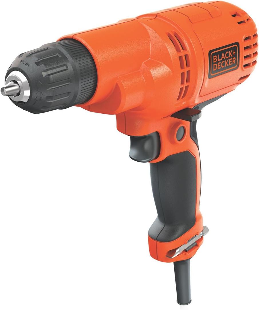 BLACK+DECKER Corded Drill, 5.5-Amp, 3/8-Inch (DR260C) 
