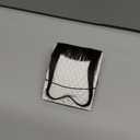 Bangs Hair Clip - Brown Black Clip in Bangs Real Human Hair, Fake Bangs Clip on Bangs for Women Fringe with Temples Wispy Bangs Hair Extensions for Daily Wear