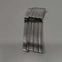 Gerrii 100 Pieces Mini Shovel Dessert Spoons 6.1 Inch Stainless Steel Silverware Gelato Spoons for Dessert Coffee Fruit Ice Cream Kitchen Restaurant Home